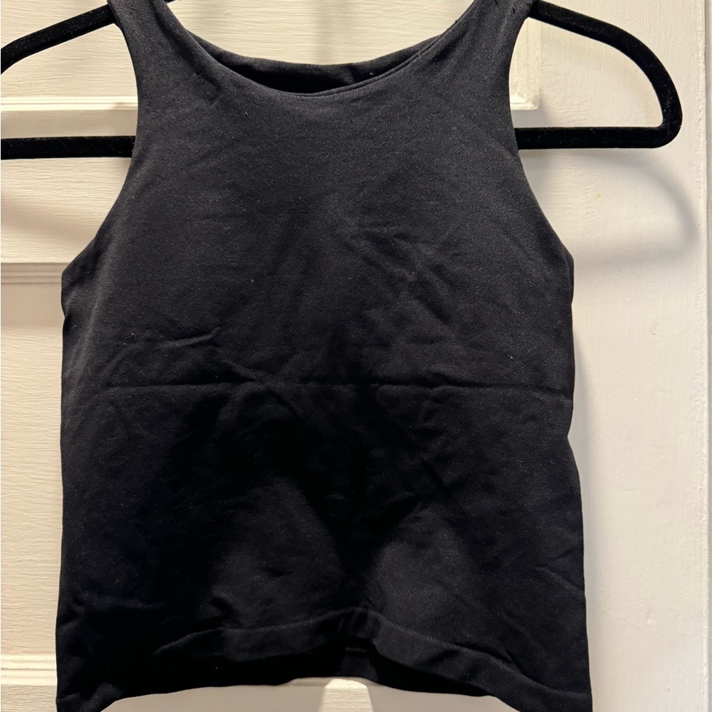Black Sleeveless Women's Top